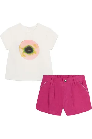 Chloé Shorts i økologisk bomuld med logotryk