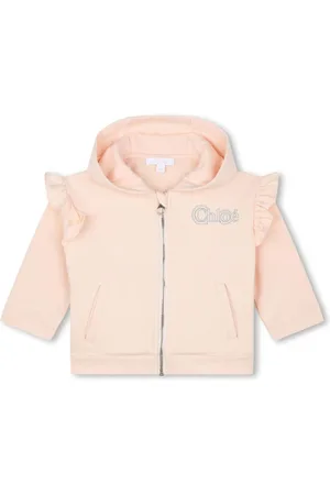 Chloé Jakke med hætte og broderet logo