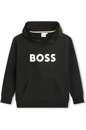 HUGO BOSS Hættetrøje med logotryk