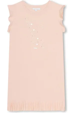 Chloé T-shirt-kjole med stjernetryk
