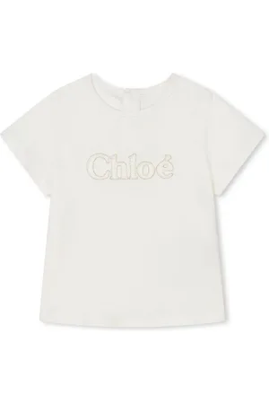 Chloé T-shirt med logotryk