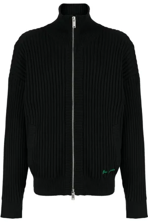 FIVE CM Ribstrikket sweatshirt med broderet logo
