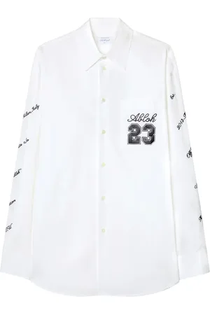 OFF-WHITE Skjorte med broderet logo