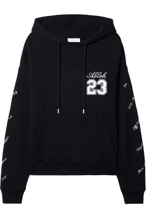 OFF-WHITE 23 Skate hættetrøje med broderet logo