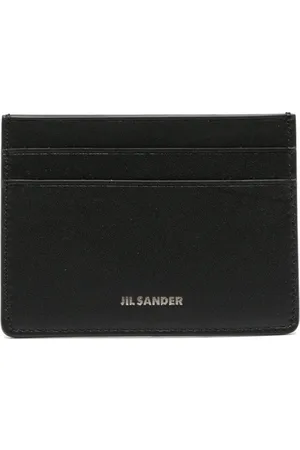 Jil Sander Kortholder i læder med logostempel