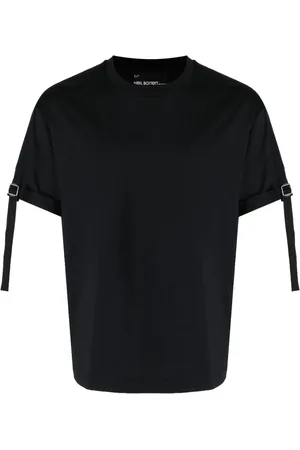 Neil Barrett T-shirt med dobbelt spænderem