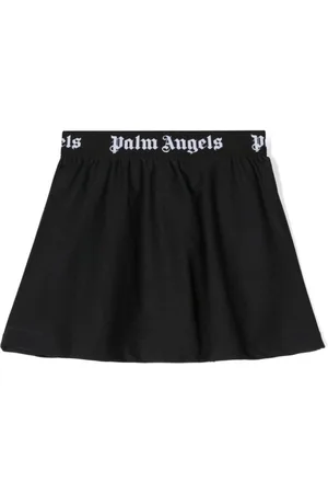 Palm Angels Nederdel med svaj og logobånd i taljen