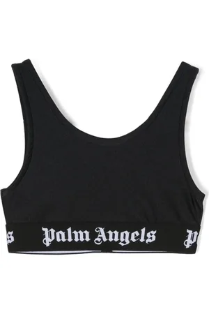 Palm Angels Cropped top med logobånd