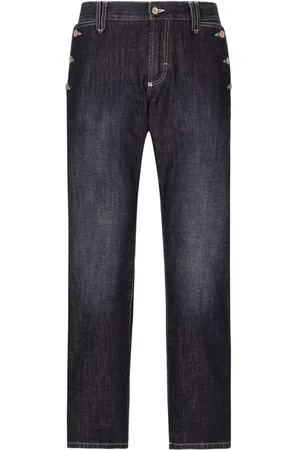 Dolce & Gabbana Jeans med lige ben og logoplade