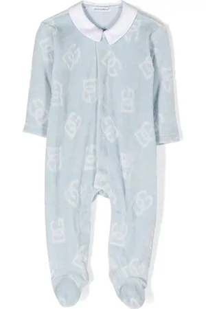 Dolce & Gabbana Intarsiastrikket pyjamas med logo