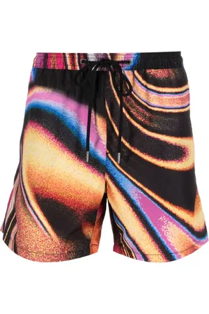 KSUBI Mind State badeshorts med abstrakt tryk