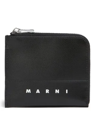 Marni Pung med logotryk og lynlås