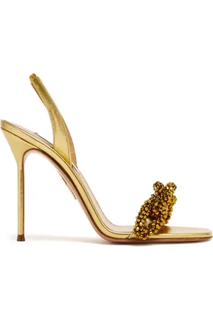 Aquazzura Chain of Love 105mm sandaler