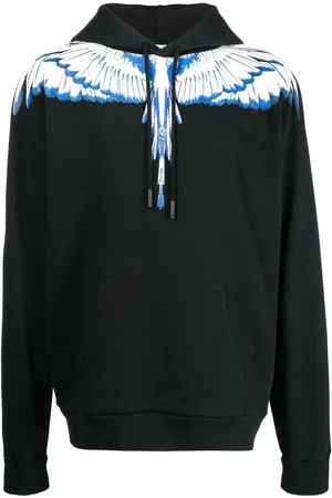 MARCELO BURLON Hættetrøje med vingetryk