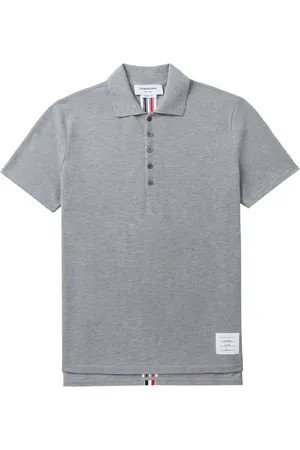 Thom Browne Polo med stribe bagpå