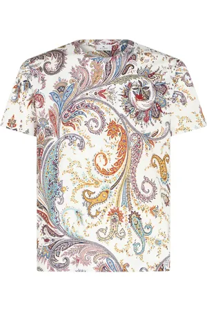 Etro T-shirt med paisleytryk