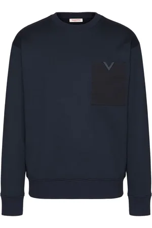VALENTINO GARAVANI Sweatshirt med V-detalje