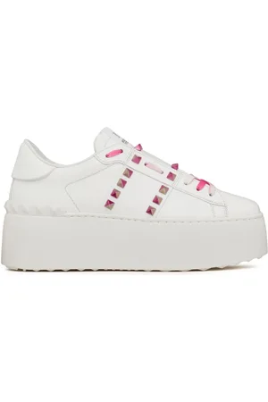 VALENTINO GARAVANI Rockstud Untitled sneakers med plateausål