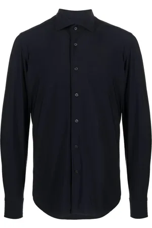 corneliani Skjorte med knapper og spread-krave