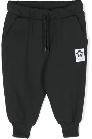 Mini Rodini Joggingbukser med logoapplikation