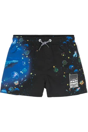 Molo Badeshorts med abstrakt tryk