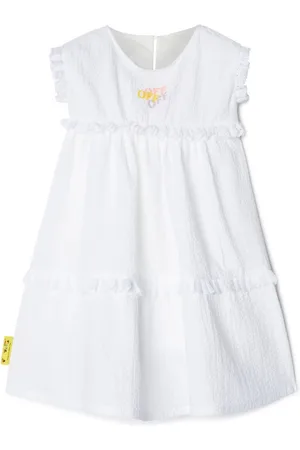 OFF-WHITE Off Stamp flæsekjole