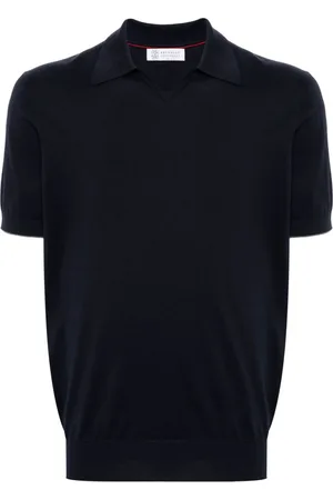 Brunello Cucinelli Polo med korte ærmer