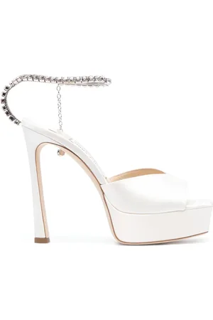 Jimmy Choo Saeda 125mm sandaler med krystaludsmykning