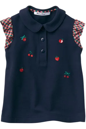 Familiar Polo med frugt-broderi
