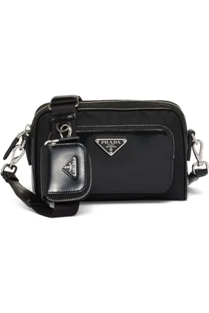 Prada Bandolera messenger-taske med trekantet logo