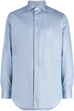BRIONI Skjorte med cutaway-krave