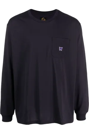 Pins & Needles Langærmet T-shirt med logo-applikation