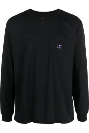 Pins & Needles Langærmet T-shirt med logo-applikation
