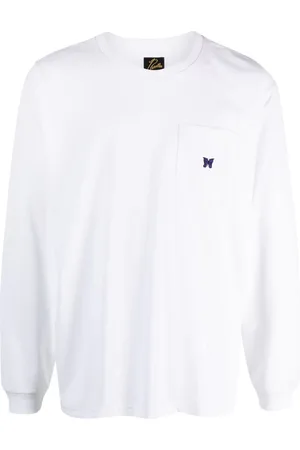 Pins & Needles Langærmet T-shirt med logo-applikation