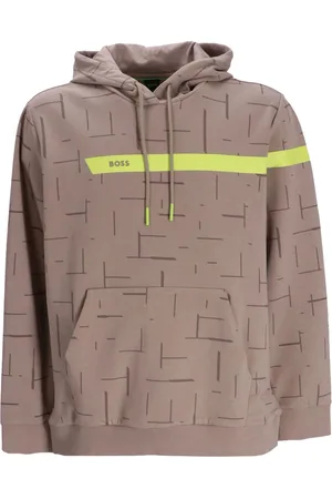 HUGO BOSS Saggy hættetrøje med logotryk