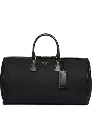 Prada Duffel-taske med logoplade og paneler