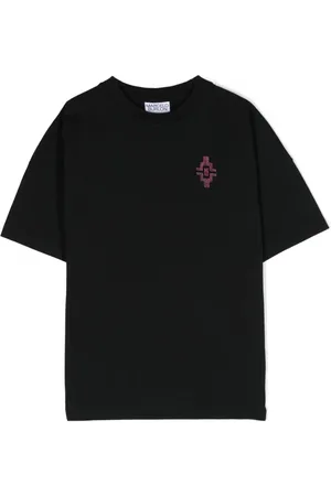 MARCELO BURLON T-shirt med broderet logo