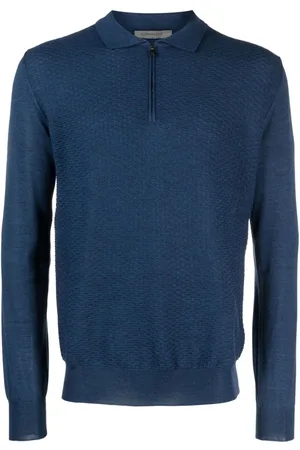 corneliani Finstrikket polo