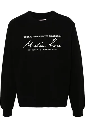 MARTINE ROSE Sweatshirt med logotryk