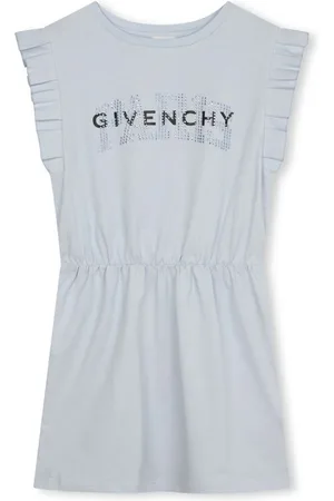 Givenchy Kjole med logoudsmykning og flæseærmer