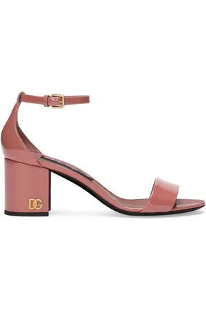 Dolce & Gabbana DG sandaler i lakeret læder