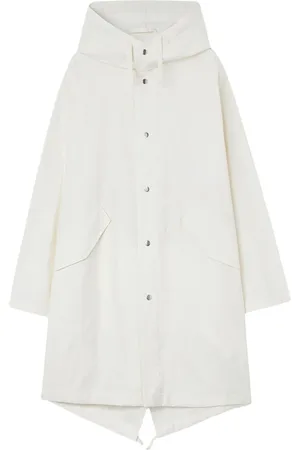Jil Sander Parka med hætte og fishtail-detalje