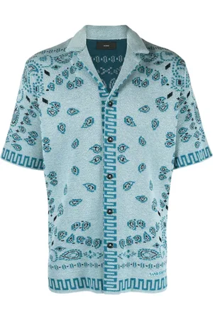 Alanui Skjorte i bomulds-piqué med bandana-jacquard
