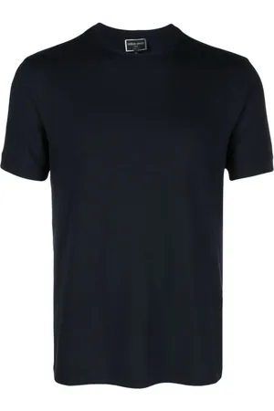 Giorgio Armani T-shirt i jersey med rund hals
