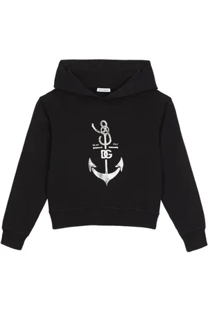 Dolce & Gabbana Hættetrøje med DG-ankertryk