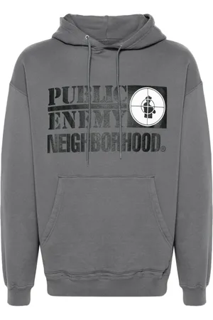 NEIGHBORHOOD Public Enemy hættetrøje med tryk
