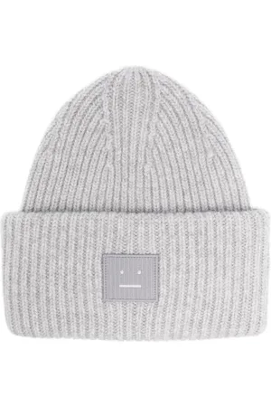 Acne Studios Hue med logo-applikation