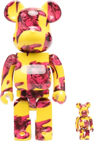 MEDICOM TOY X Andy Warhol BE@RBRICK 100% og 400% figur-sæt