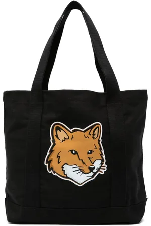 Maison Kitsuné Tote med rævetryk