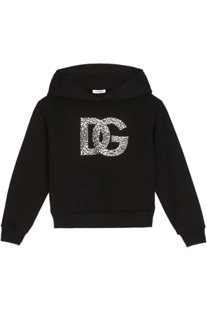 Dolce & Gabbana Hættetrøje med DG-rhinsten